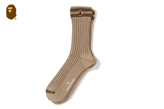 BAPE CHUNKY RIBBED CREW SOCKS