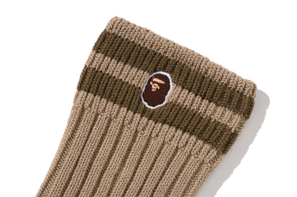 BAPE CHUNKY RIBBED CREW SOCKS