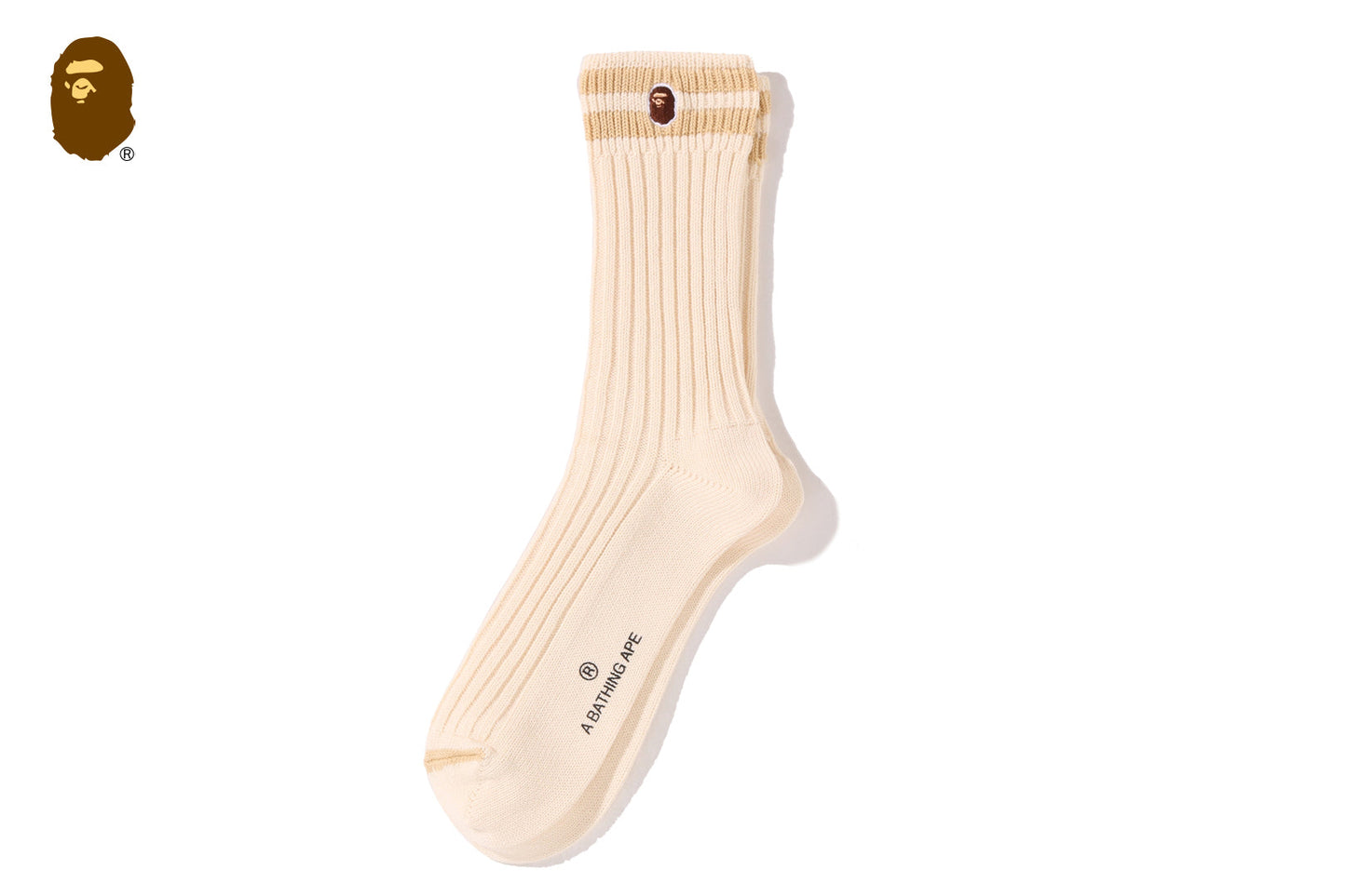 BAPE CHUNKY RIBBED CREW SOCKS