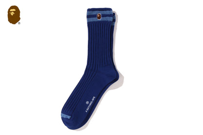 BAPE CHUNKY RIBBED CREW SOCKS