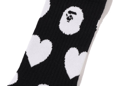 BAPE I LOVE BAPE MONOGRAM SOCKS