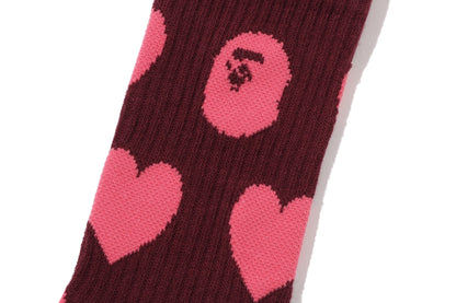 BAPE I LOVE BAPE MONOGRAM SOCKS