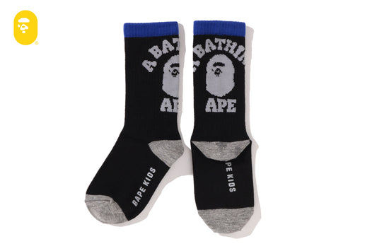 BAPE 大學條紋襪