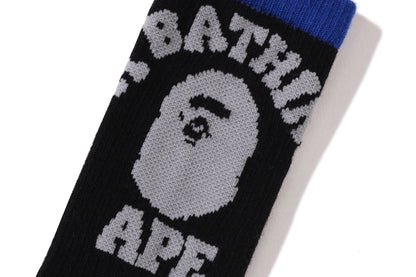 BAPE 大學條紋襪