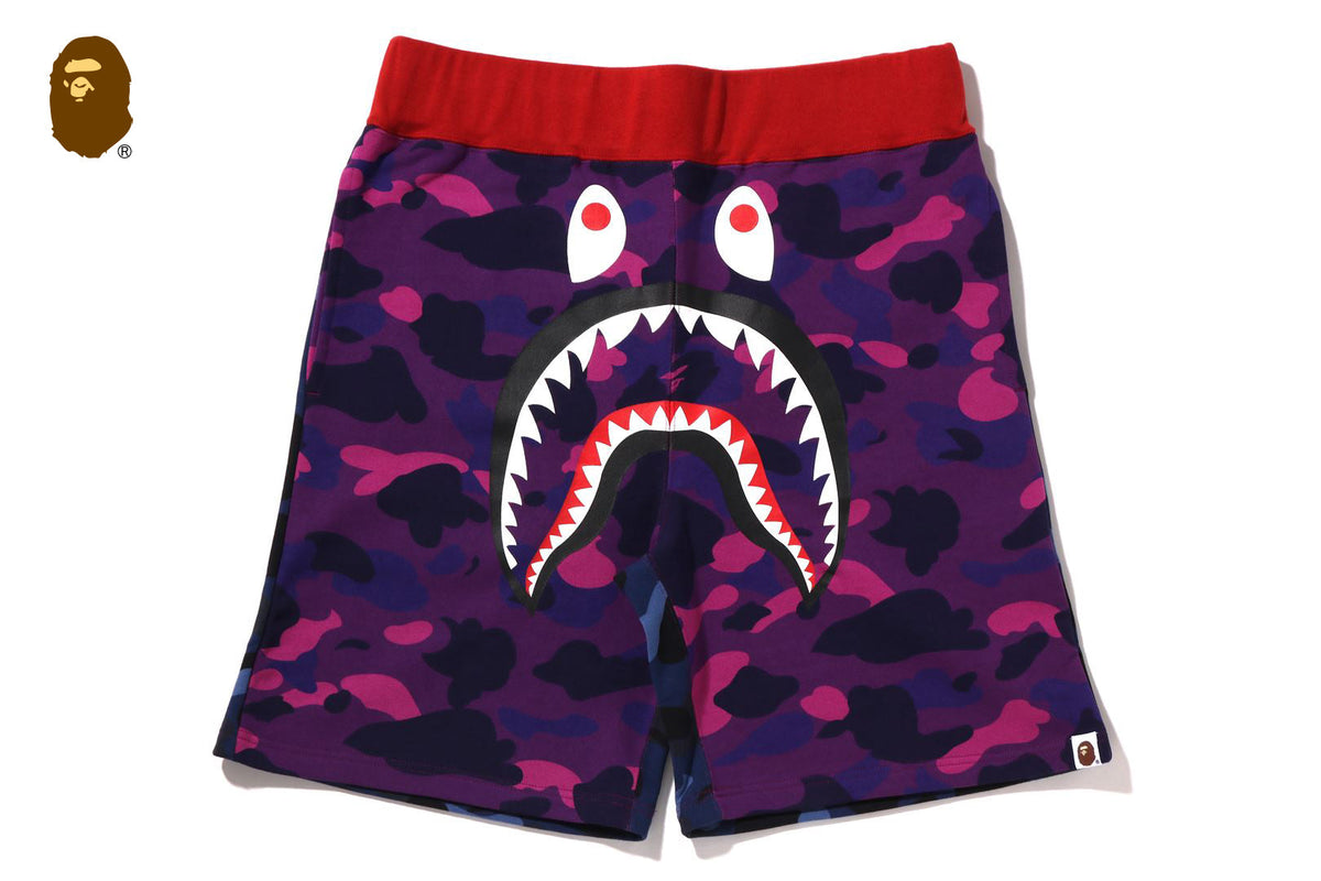 BAPE CRAZY CAMO SHARK 衛衣短褲