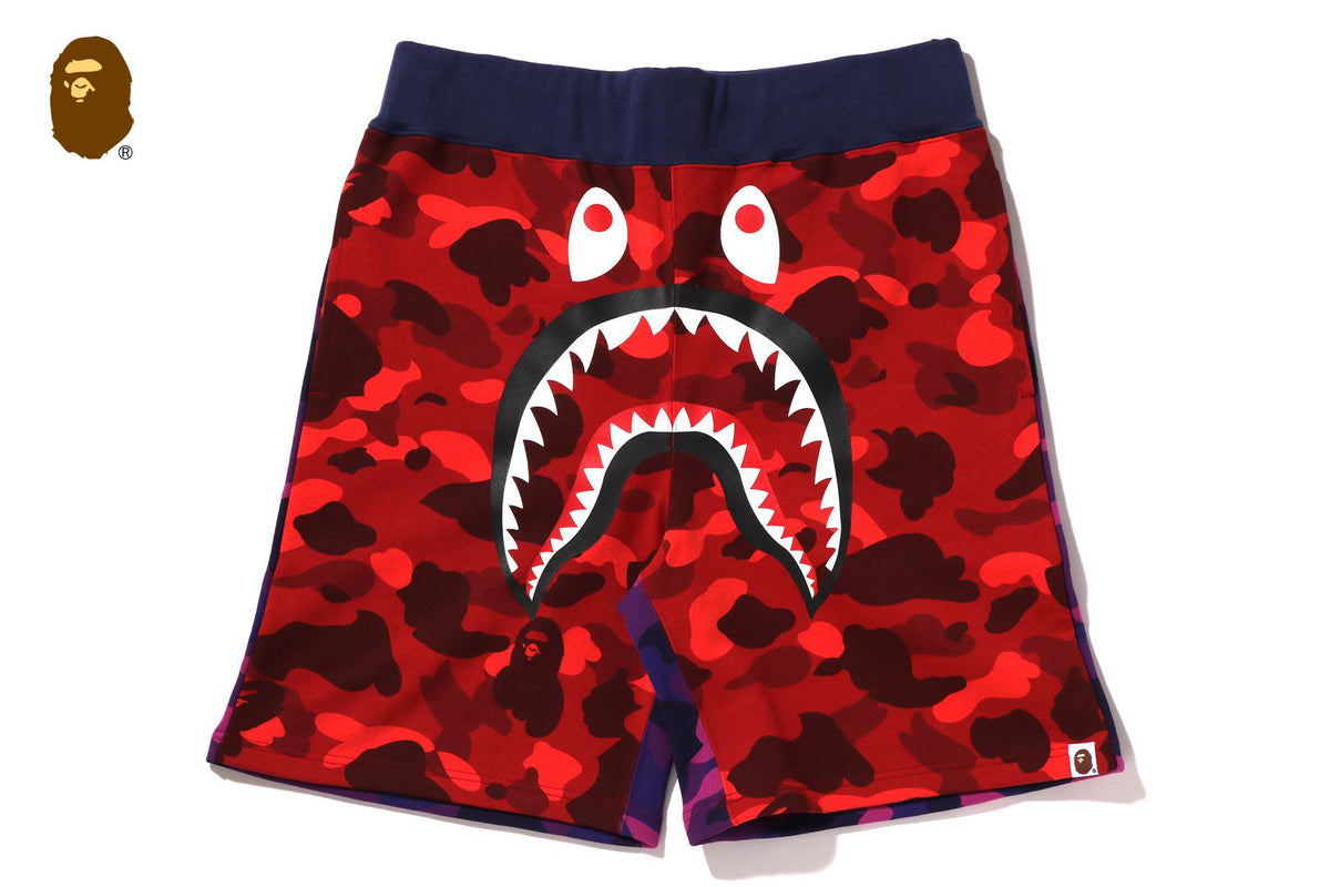 BAPE CRAZY CAMO SHARK 衛衣短褲