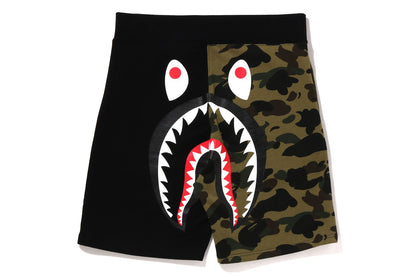 BAPE 1ST CAMO BACK SHARK SWEAT SHORTS
