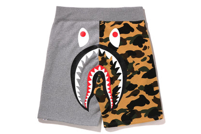 BAPE 1ST CAMO BACK SHARK SWEAT SHORTS