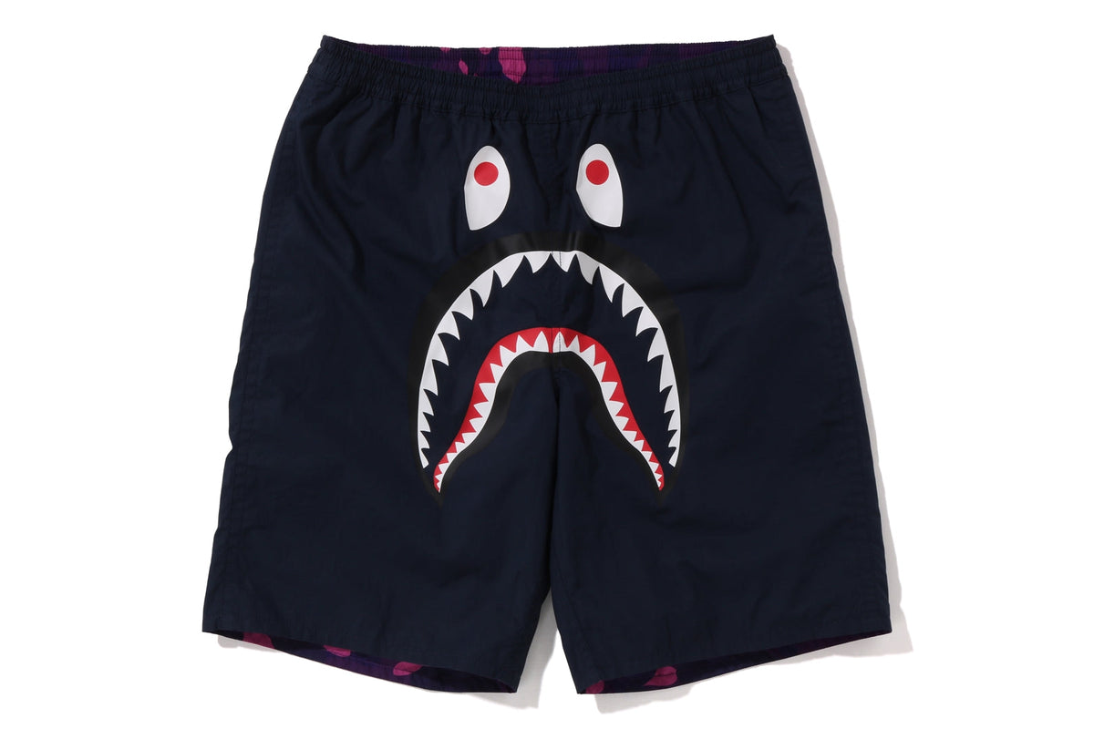 BAPE COLOR CAMO SHARK 可翻轉短褲