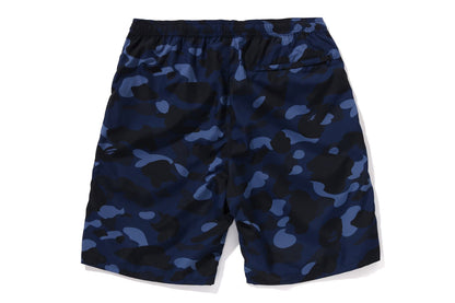 BAPE COLOR CAMO APE HEAD ONE POINT BEACH SHORTS