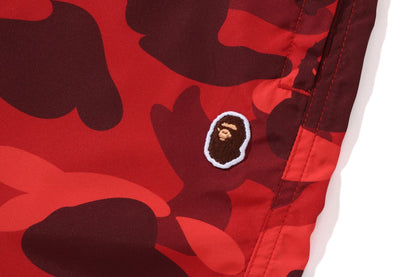 BAPE COLOR CAMO APE HEAD ONE POINT BEACH SHORTS