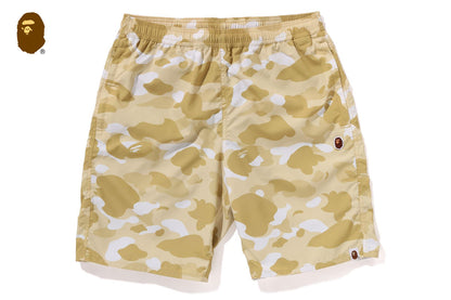 BAPE COLOR CAMO APE HEAD ONE POINT BEACH SHORTS