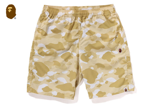 BAPE COLOR CAMO APE HEAD ONE POINT BEACH SHORTS