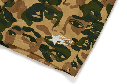 BAPE X KIDSUPER CAMO 短褲