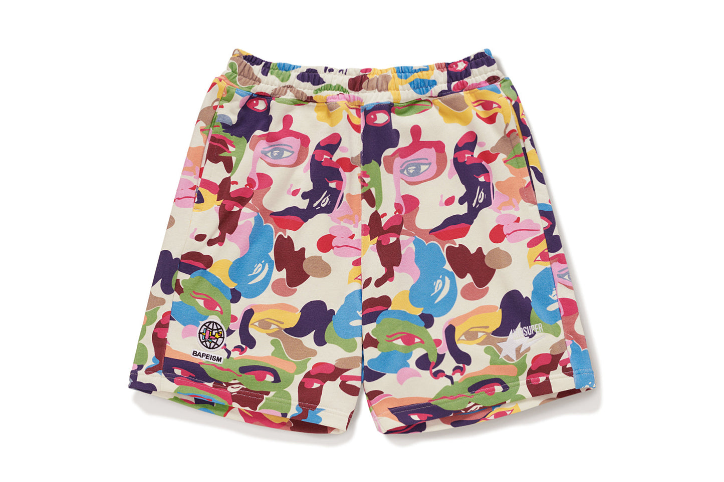 BAPE X KIDSUPER CAMO 短褲