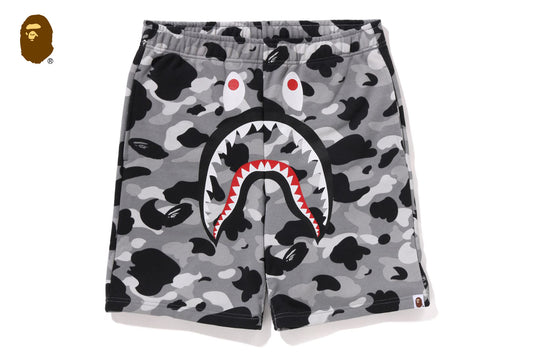 BAPE 1ST CAMO SHARK REGULAR FIT SWEAT SHORTS