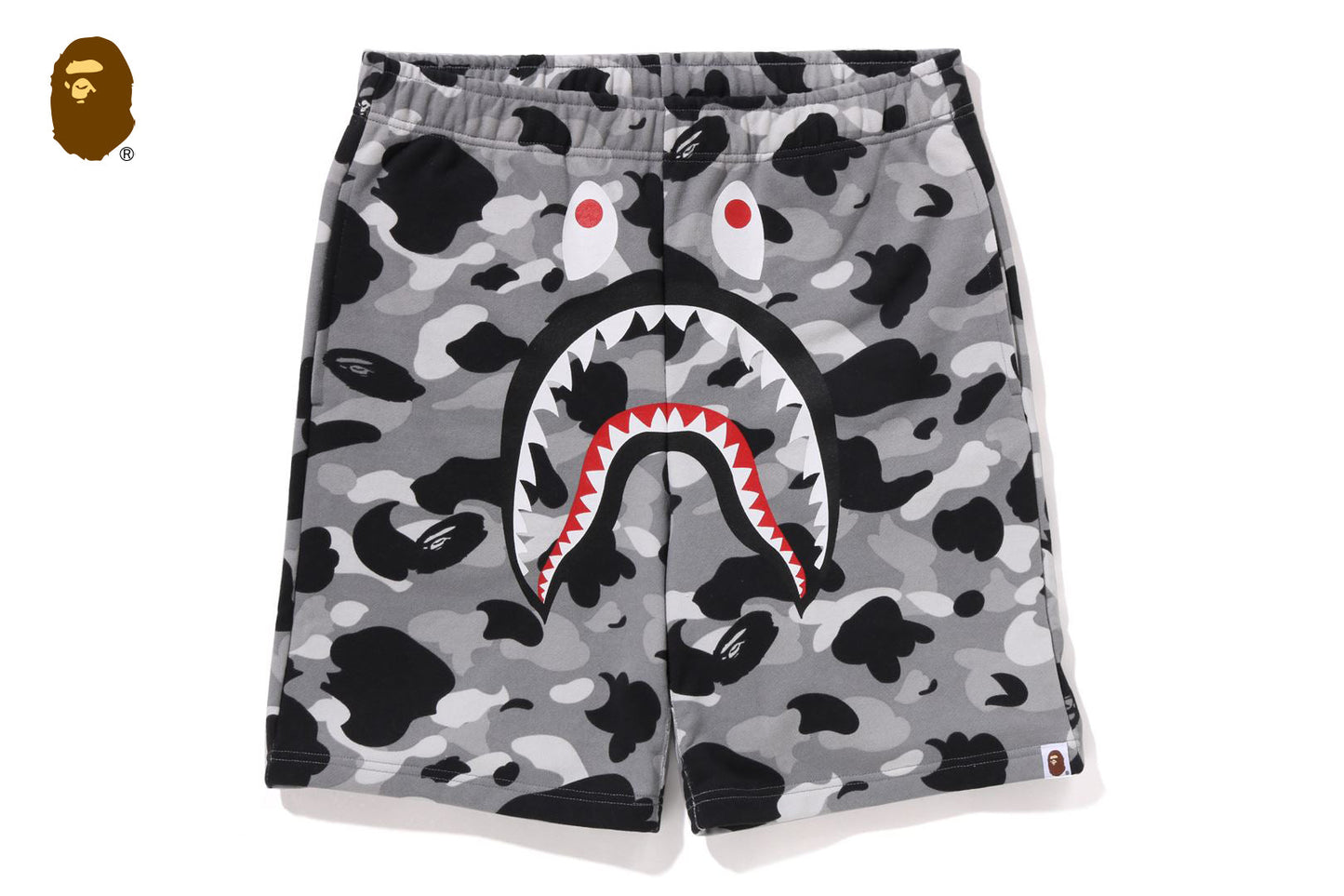 BAPE 1ST CAMO SHARK 常規版型運動短褲