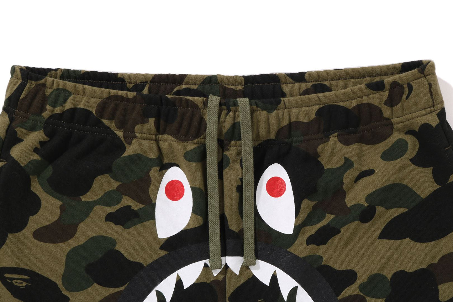 BAPE 1ST CAMO SHARK REGULAR FIT SWEAT SHORTS