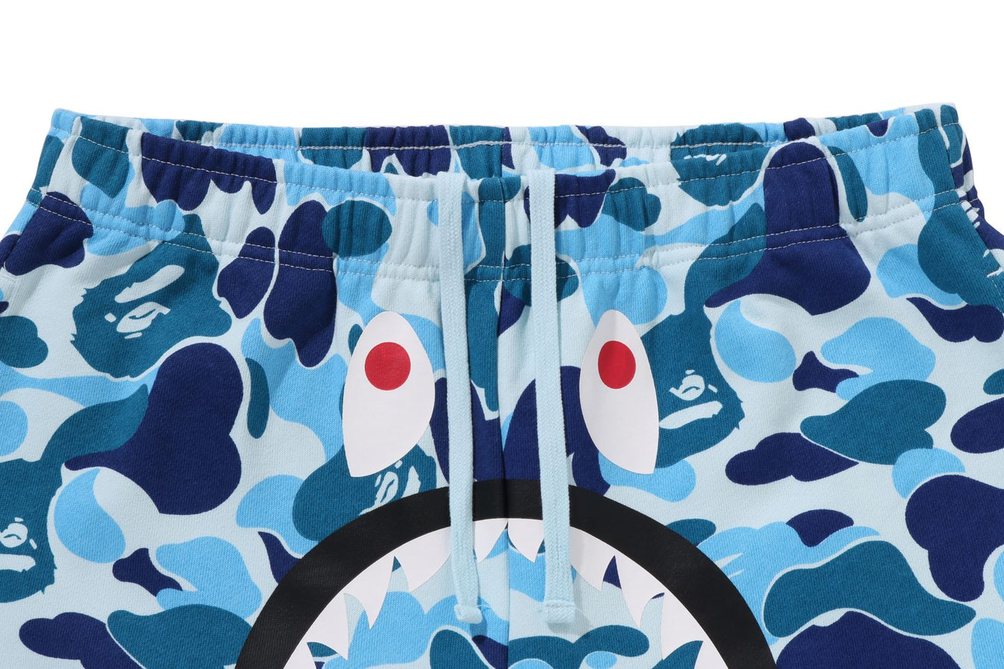 BAPE ABC CAMO SHARK SWEAT SHORTS