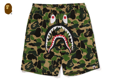 BAPE ABC CAMO SHARK SWEAT SHORTS