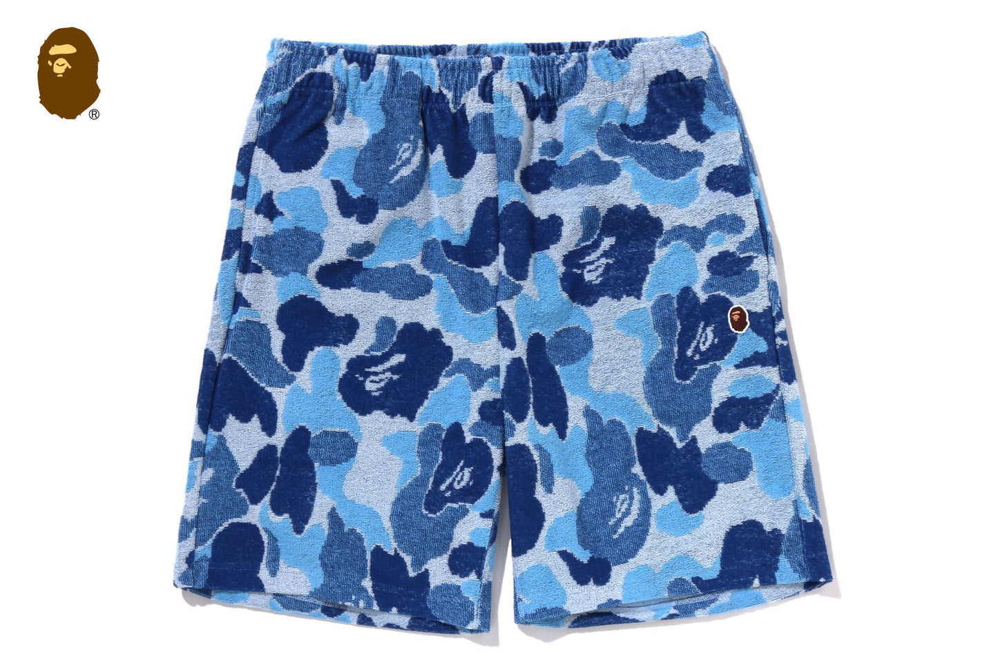 BAPE ABC CAMO PILE ONE POINT SWEAT SHORTS