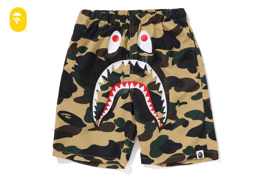 BAPE 1ST CAMO SHARK BEACH SHORTS