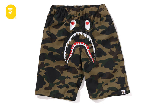 BAPE 1ST CAMO SHARK BEACH SHORTS