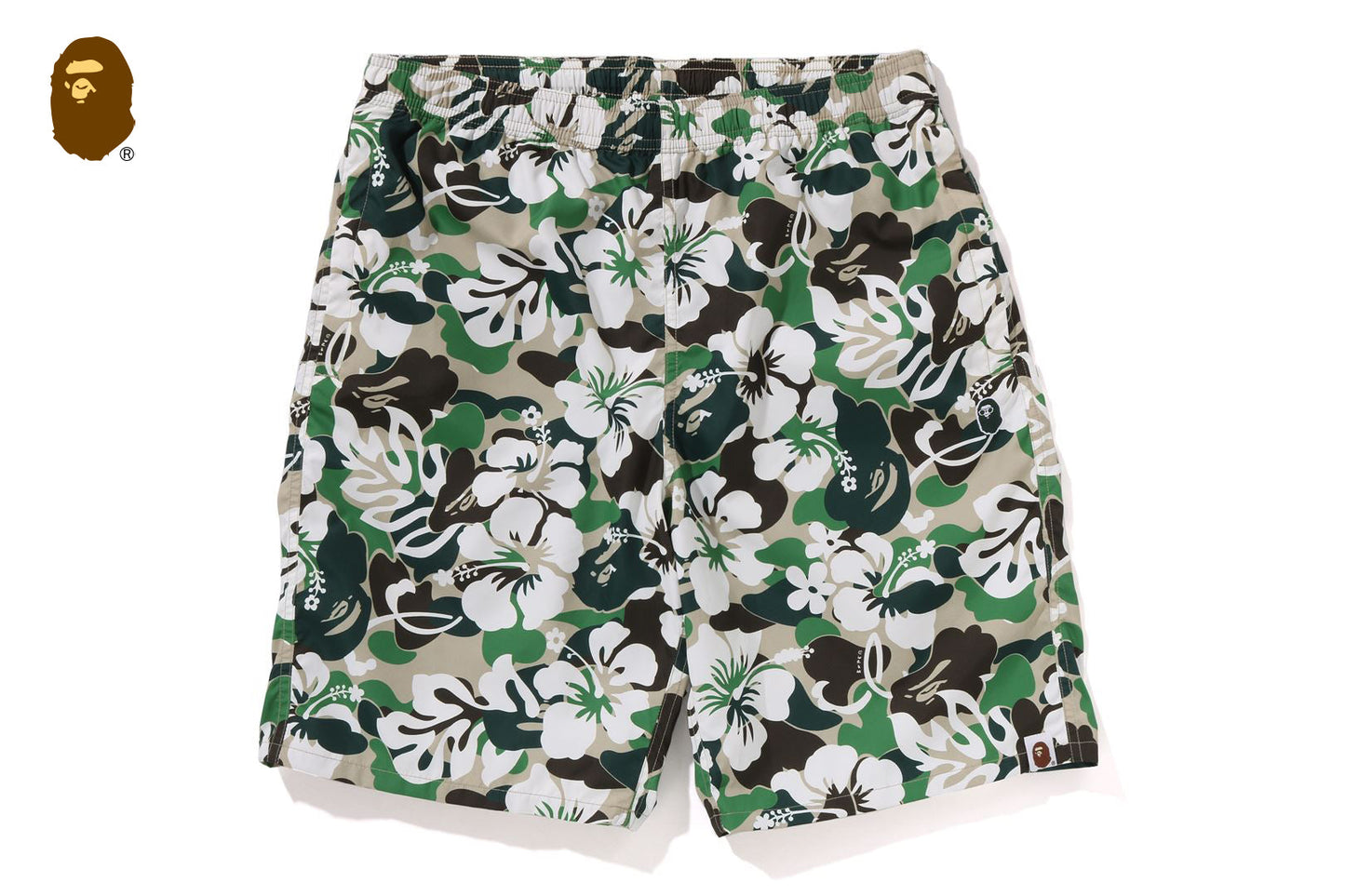 BAPE ABC RESORT CAMO BEACH SHORTS