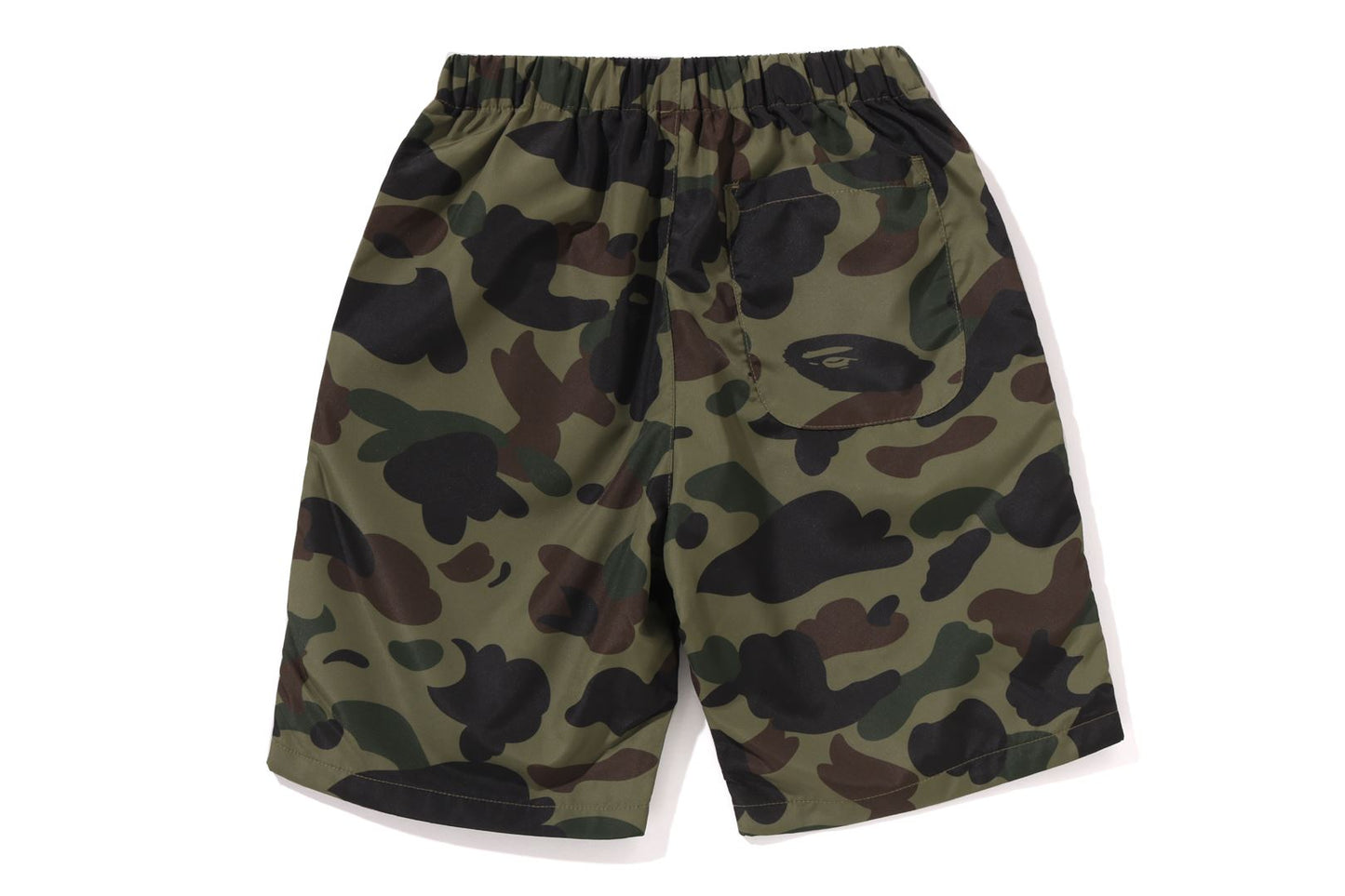 BAPE 1ST CAMO ONE POINT BEACH SHORTS