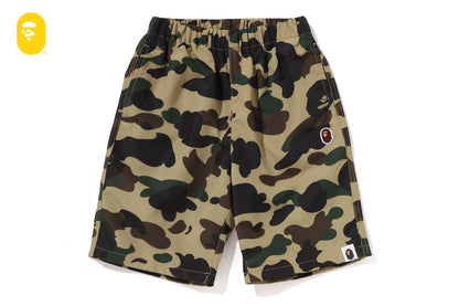 BAPE 1ST CAMO ONE POINT BEACH SHORTS
