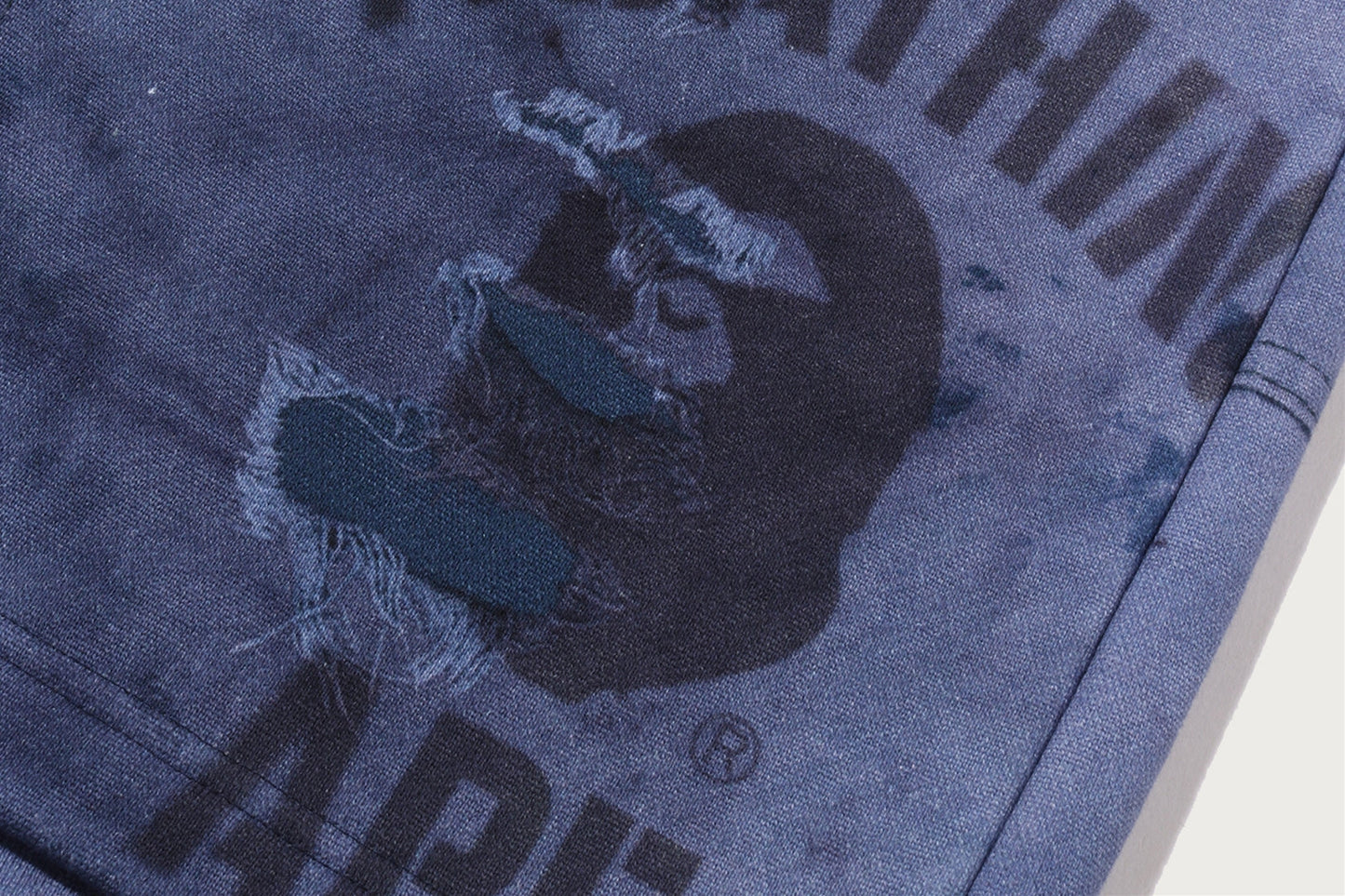 BAPE FAKE PRINT RELAXED FIT SWEAT SHORTS