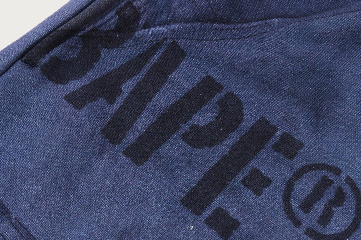 BAPE FAKE PRINT RELAXED FIT SWEAT SHORTS