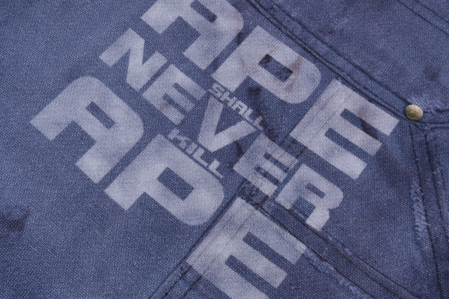 BAPE FAKE PRINT RELAXED FIT SWEAT SHORTS
