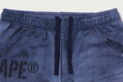 BAPE FAKE PRINT RELAXED FIT SWEAT SHORTS