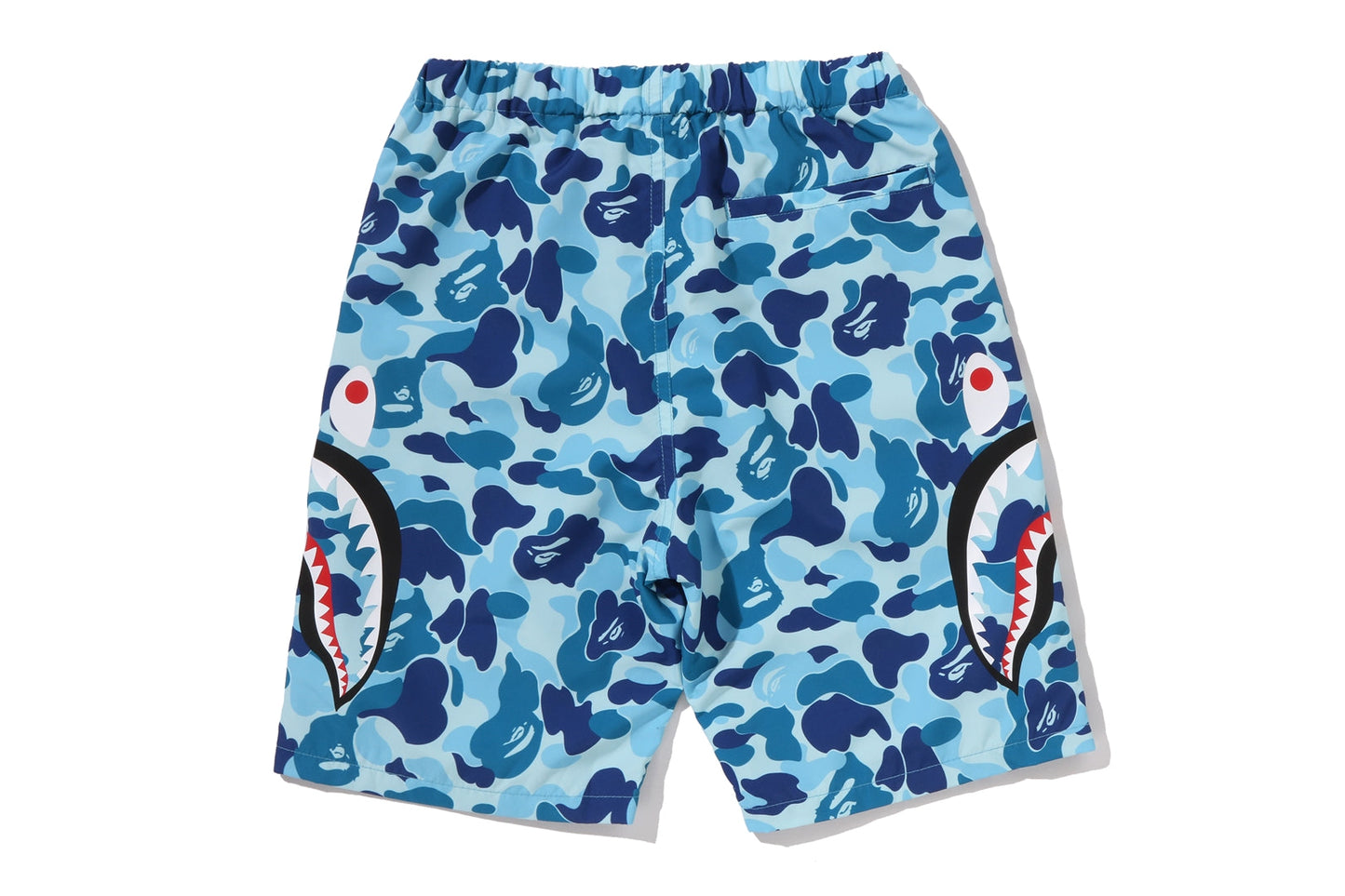 BAPE ABC CAMO 側鯊魚沙灘短褲