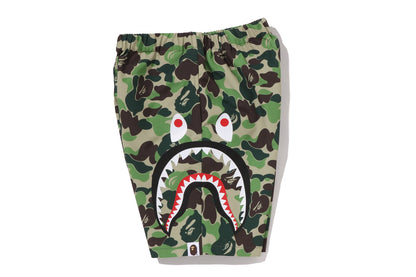 BAPE ABC CAMO 側鯊魚沙灘短褲