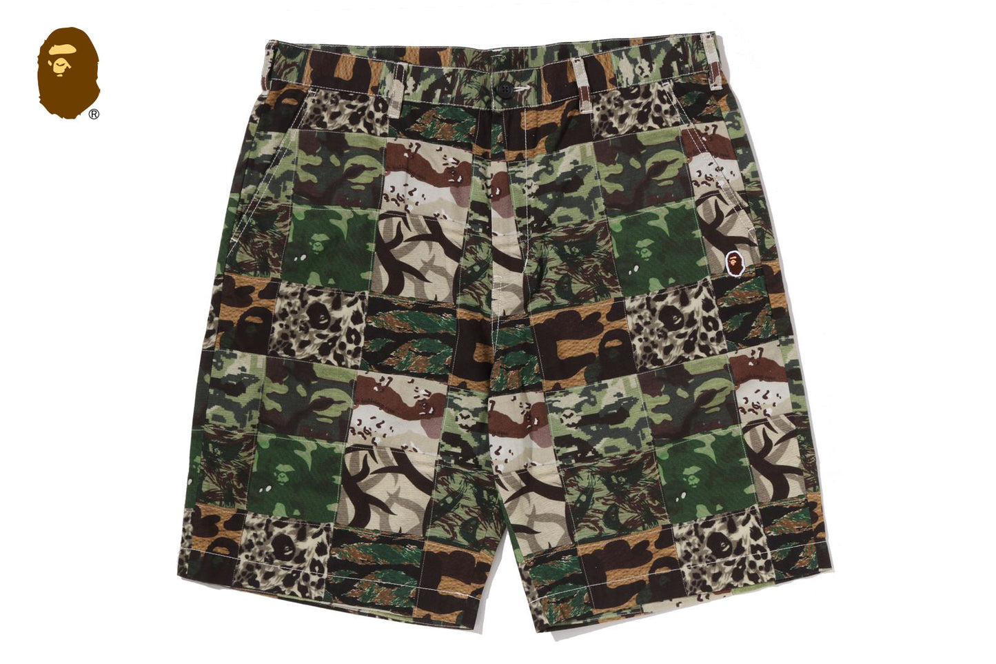 BAPE CAMO PATCHWORK 短褲