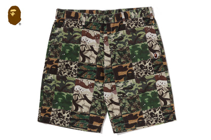 BAPE CAMO PATCHWORK 短褲