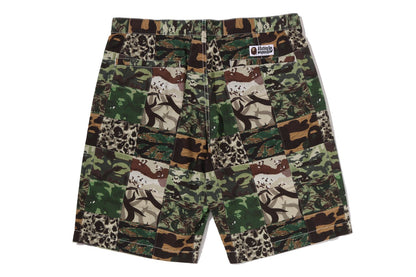 BAPE CAMO PATCHWORK 短褲