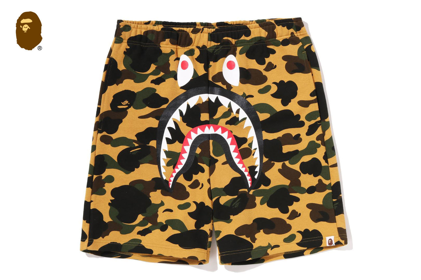 BAPE 1ST CAMO SHARK 短版運動褲