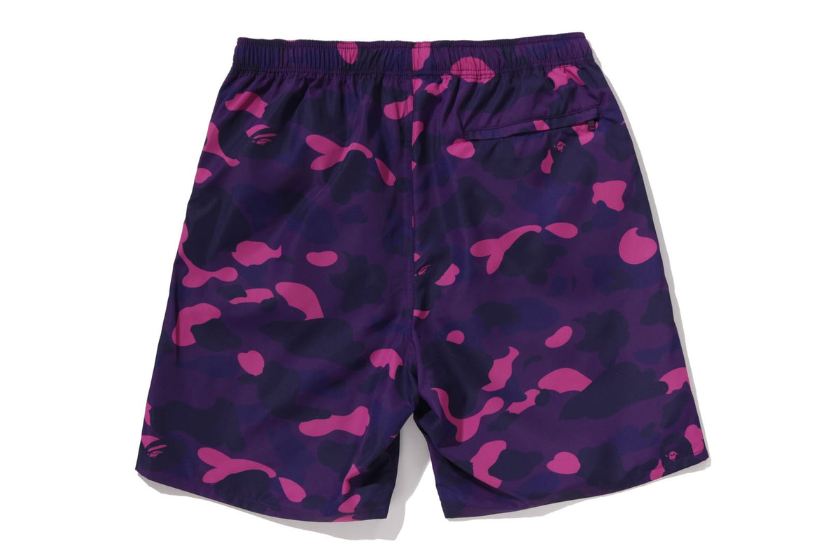 BAPE COLOR CAMO APE HEAD 單點沙灘短褲
