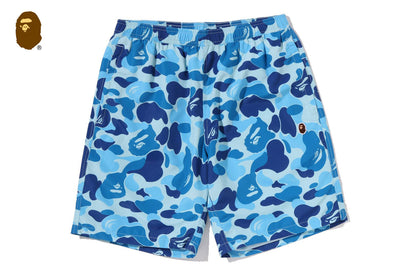 BAPE ABC CAMO APE HEAD ONE POINT BEACH SHORTS