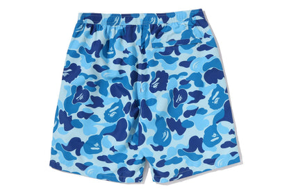 BAPE ABC CAMO APE HEAD ONE POINT BEACH SHORTS