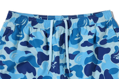 BAPE ABC CAMO APE HEAD ONE POINT BEACH SHORTS