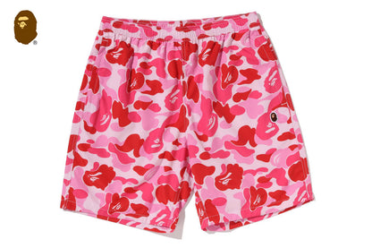 BAPE ABC CAMO APE HEAD ONE POINT BEACH SHORTS