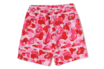 BAPE ABC CAMO APE HEAD ONE POINT BEACH SHORTS
