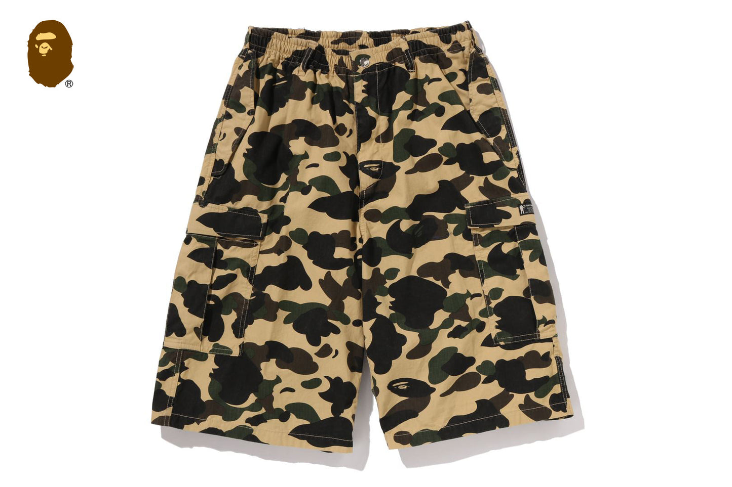 BAPE 1ST CAMO RIPSTOP CARGO SHORTS