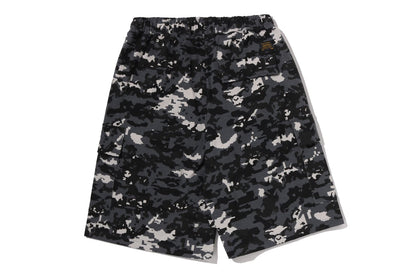 BAPE MULTI PIXEL CAMO BAPE STA LOGO 寬鬆版迷彩短褲