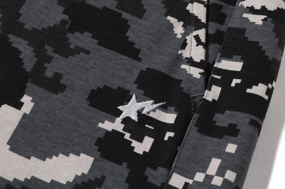 BAPE MULTI PIXEL CAMO BAPE STA LOGO 寬鬆版迷彩短褲