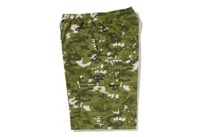 BAPE MULTI PIXEL CAMO BAPE STA LOGO 寬鬆版迷彩短褲